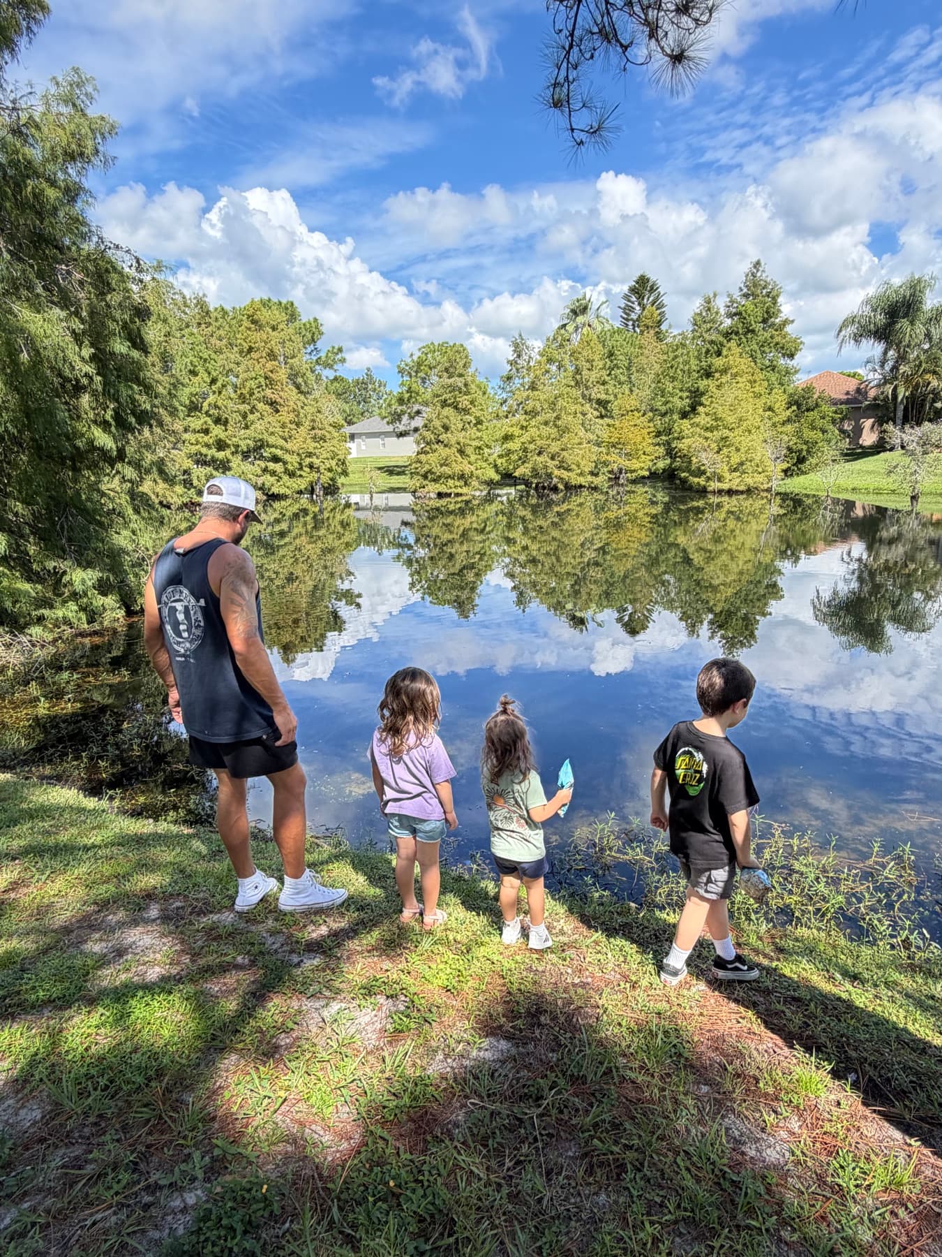 Desmond with his kids